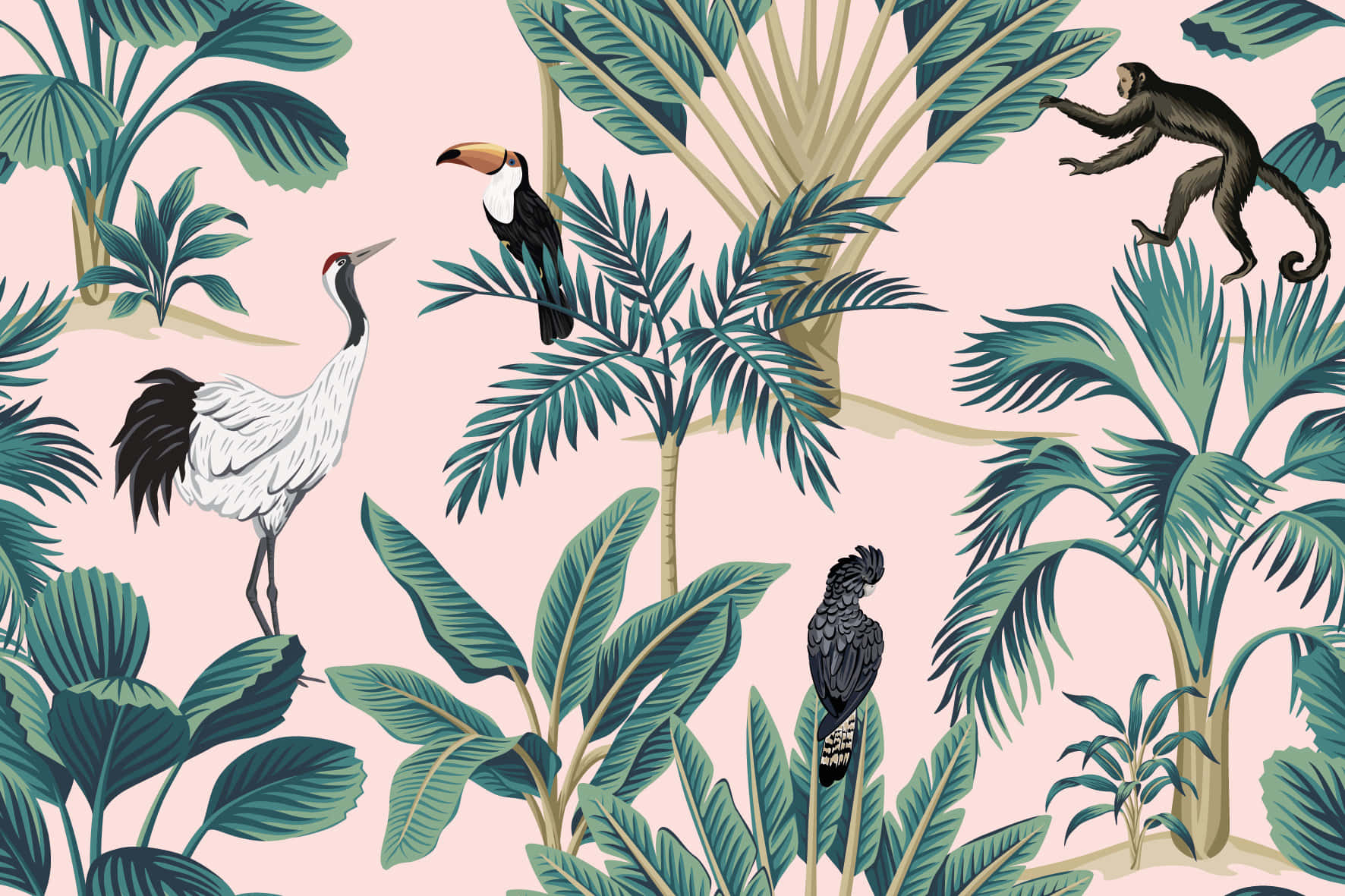Exotic Plants Art [wallpaper] Wallpaper