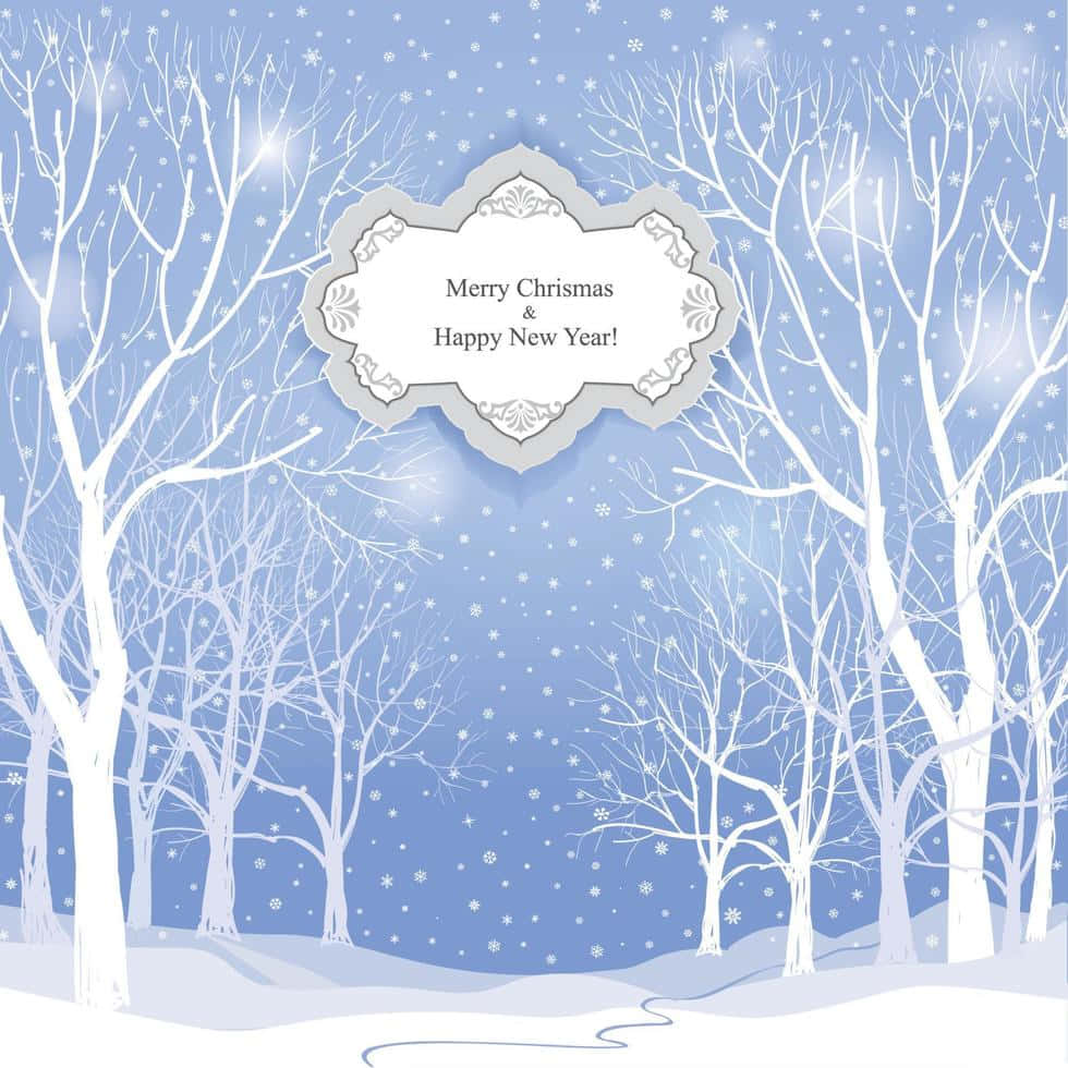 Experience The Magic Of A Christmas Winter Wonderland Wallpaper