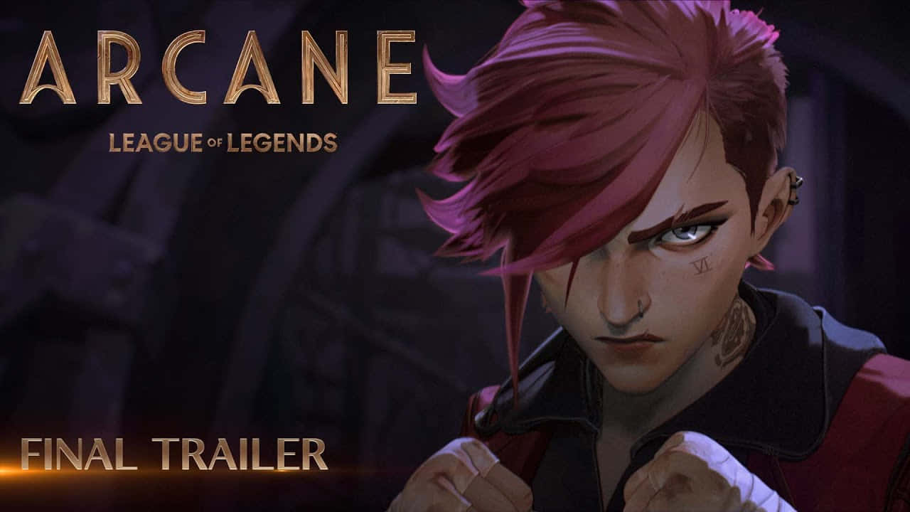 Experience The Mystic Powers Of Violet Arcane Wallpaper