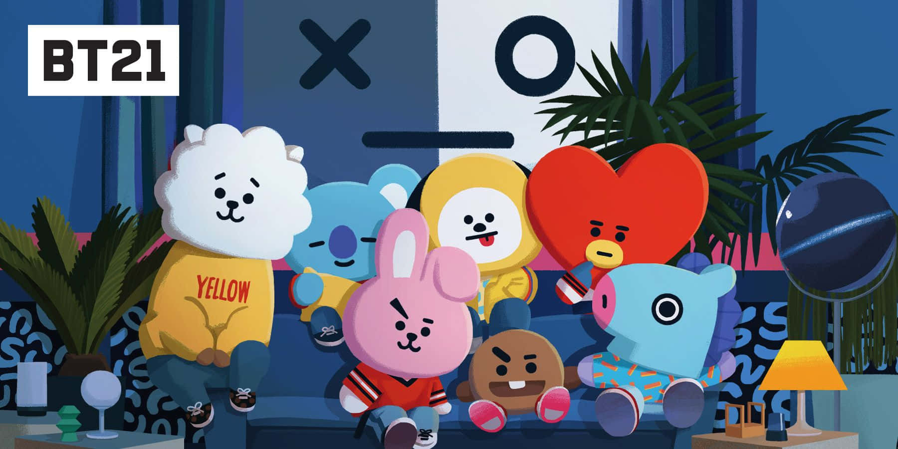 Experience Your Favorite Characters On The Big Screen With Bt21 4k Wallpaper