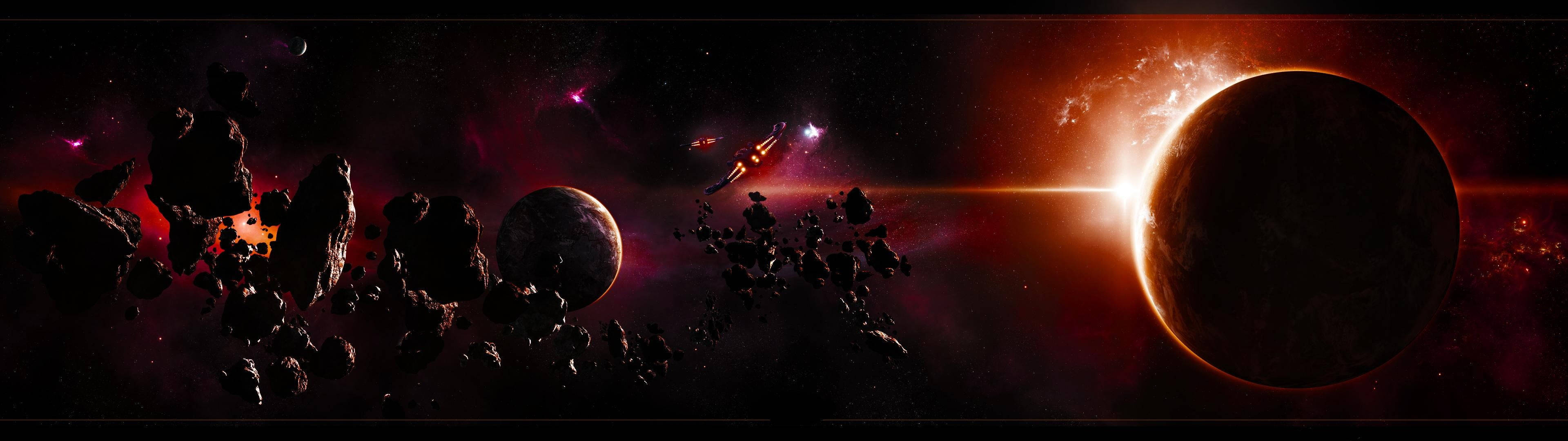 Exploding Dark Space 4k Ultra Hd Wallpaper