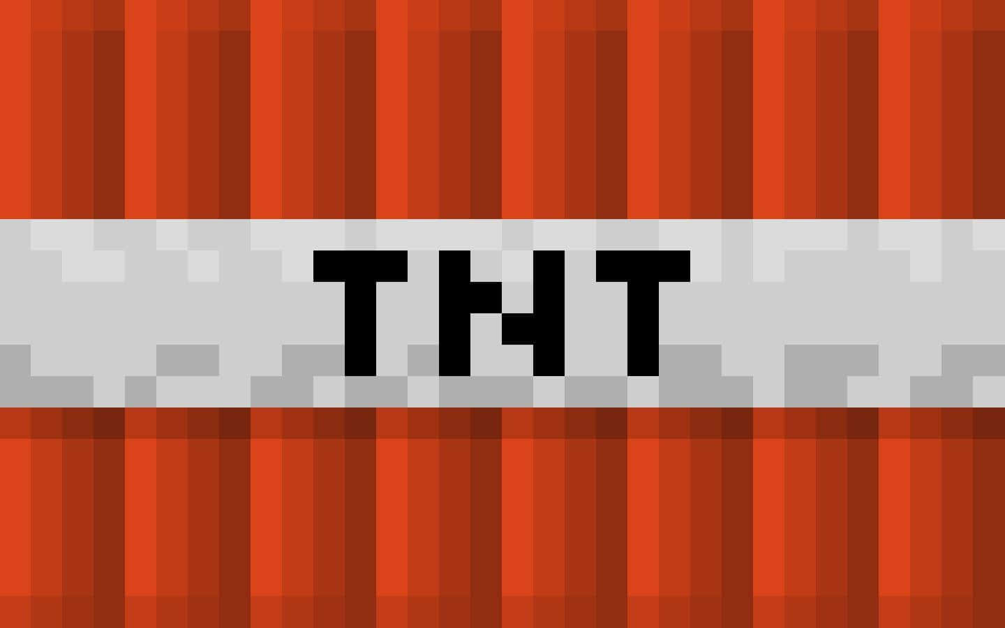 Exploding The World With Minecraft Tnt Wallpaper