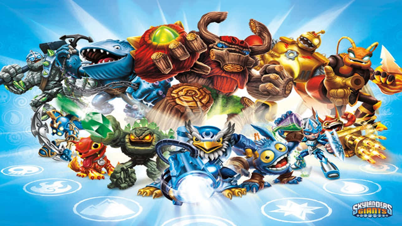 Explore The Adventure-filled World Of Skylanders Wallpaper