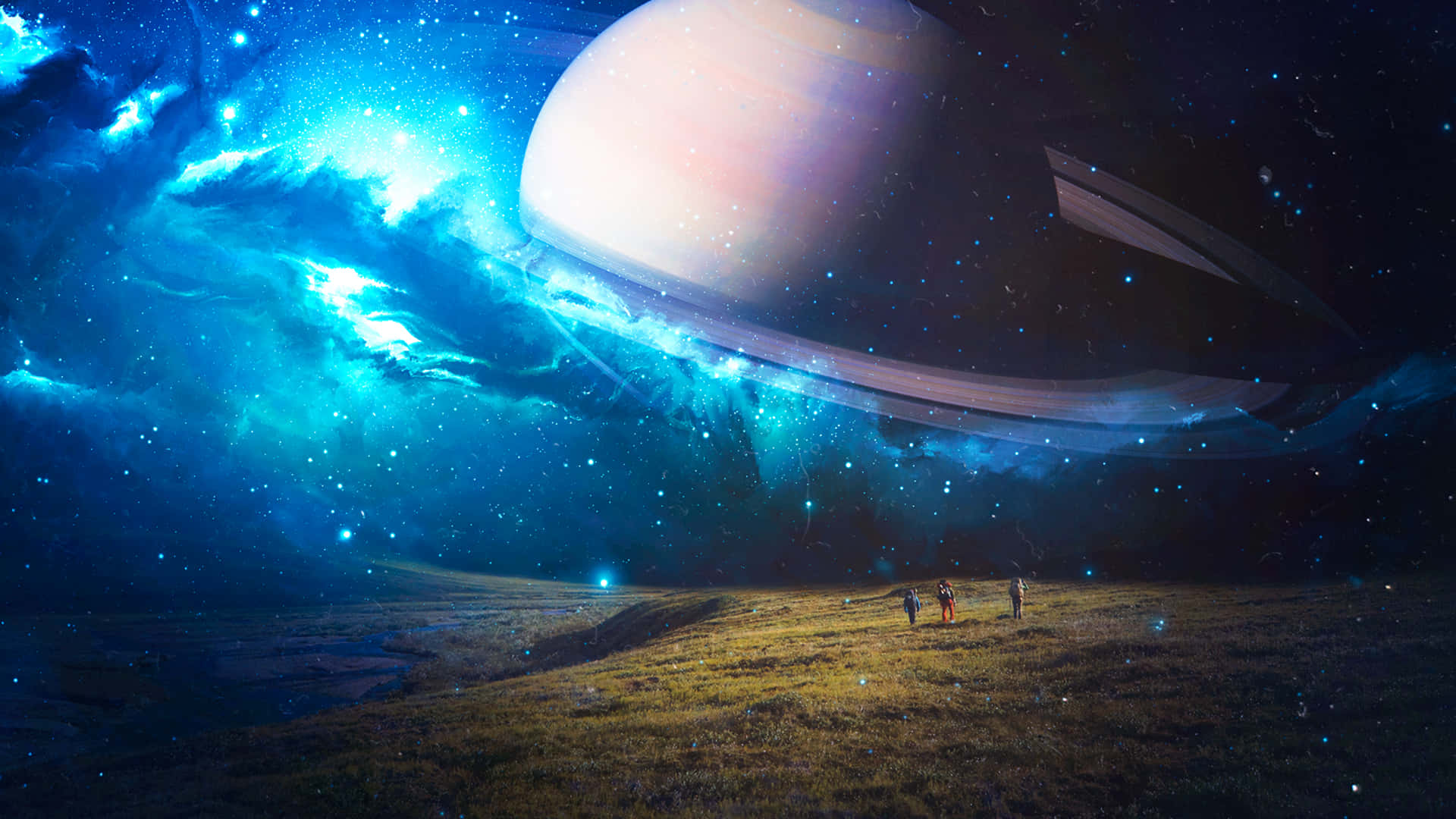 Explore The Stars Of Fantasy Space Wallpaper