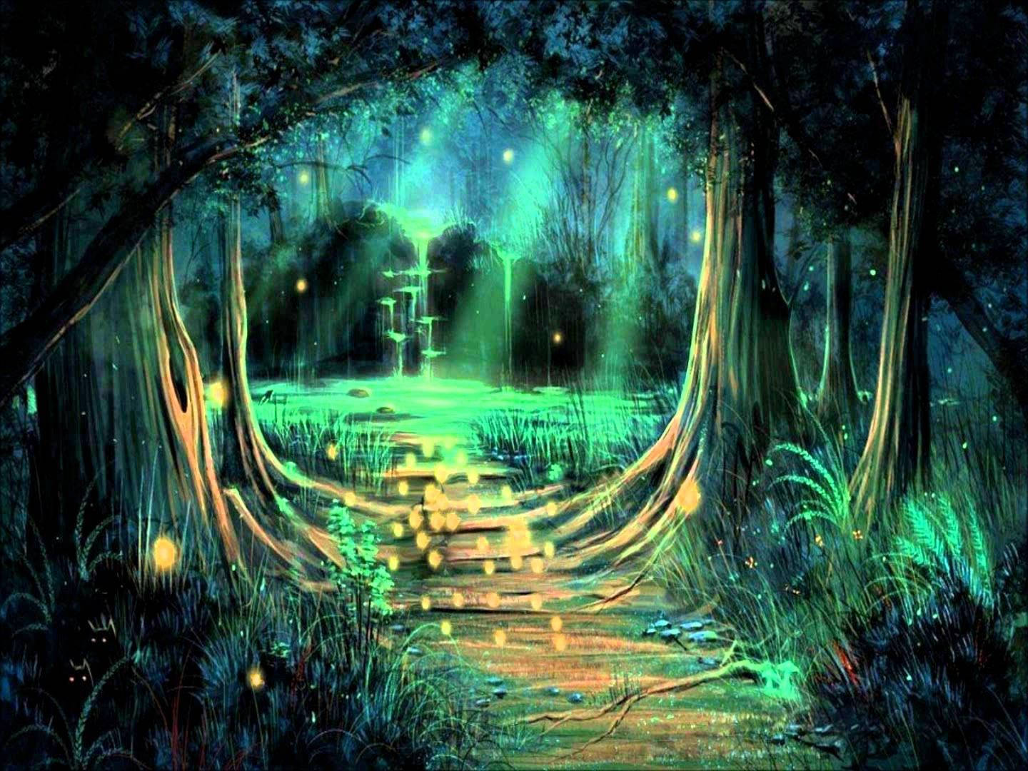 Explore The Wonders Of The Mystical Forest Wallpaper