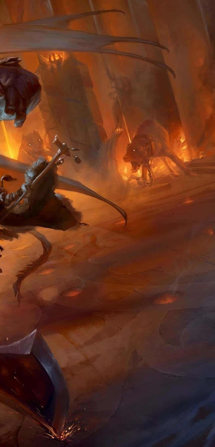 Explore Your Imagination With Your Dungeons And Dragons Phone Wallpaper
