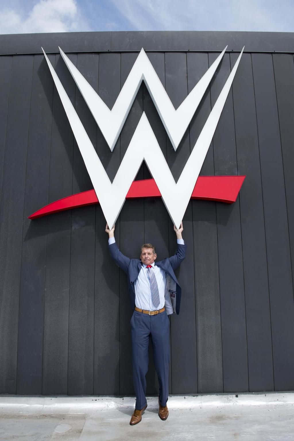 Explosive Wwe Logo Wallpaper Wallpaper