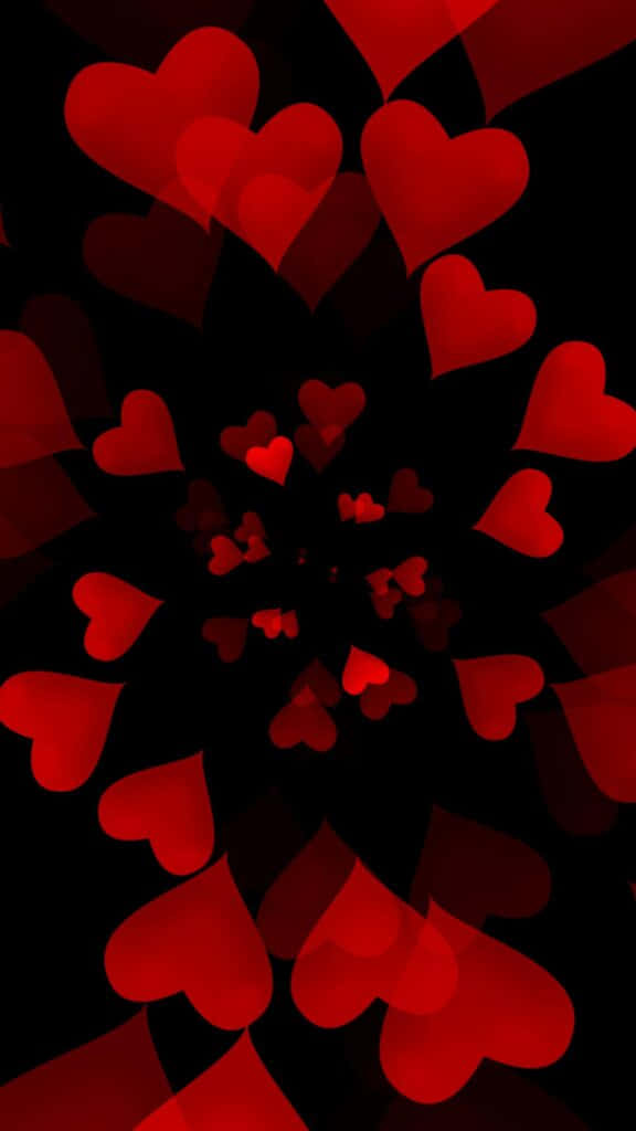 Express Your Love With This Beautiful Red Heart. Wallpaper