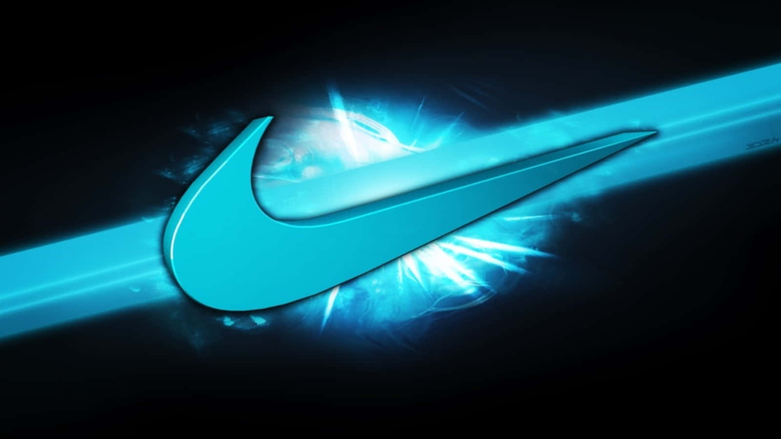 Express Your Style With Blue Nike Shoes Wallpaper