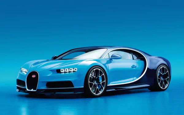 Exquisite Power - The Magnificent Bugatti Chiron In 4k Quality Wallpaper
