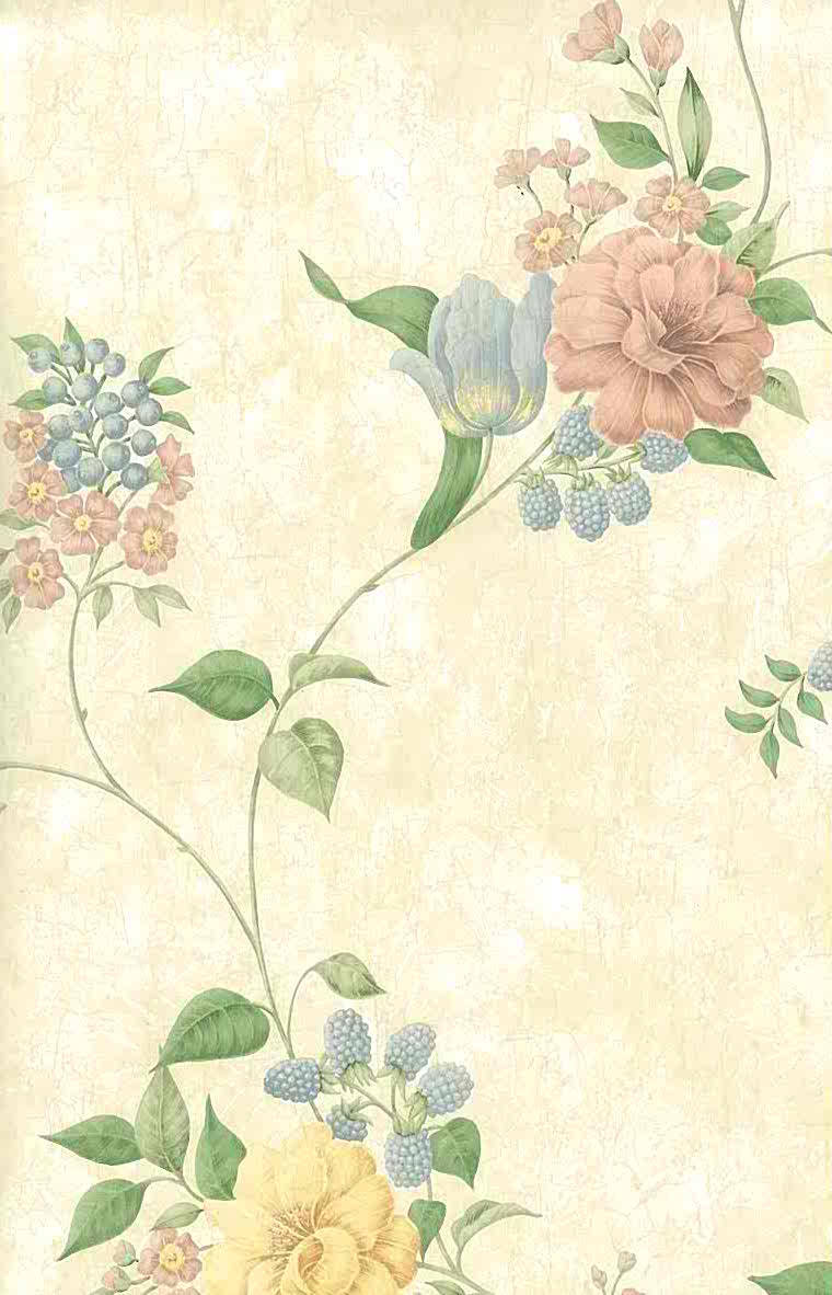 Exquisite Vintage Pastel Wallpaper Wallpaper