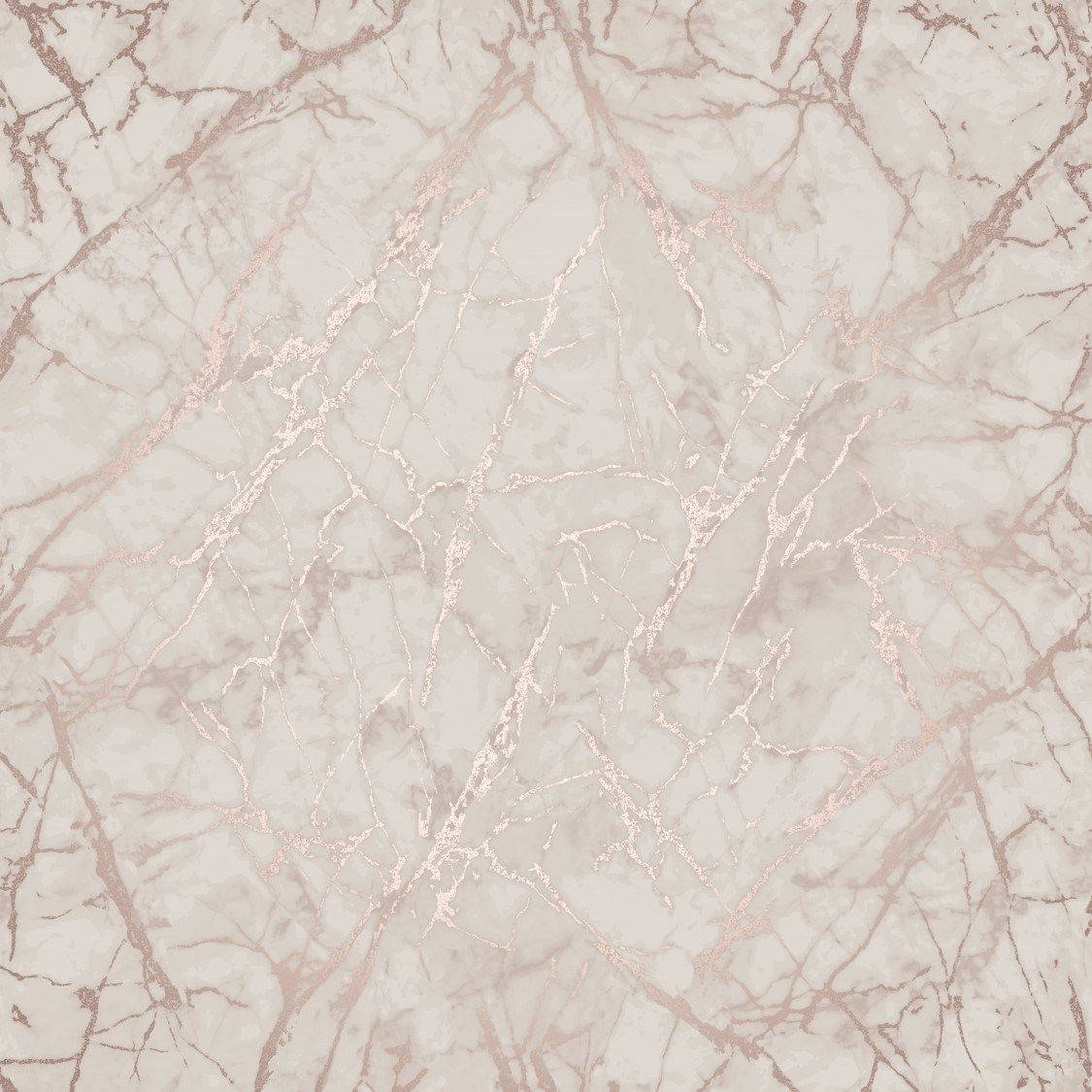Extremely Streaky Rose Gold Marble Wallpaper