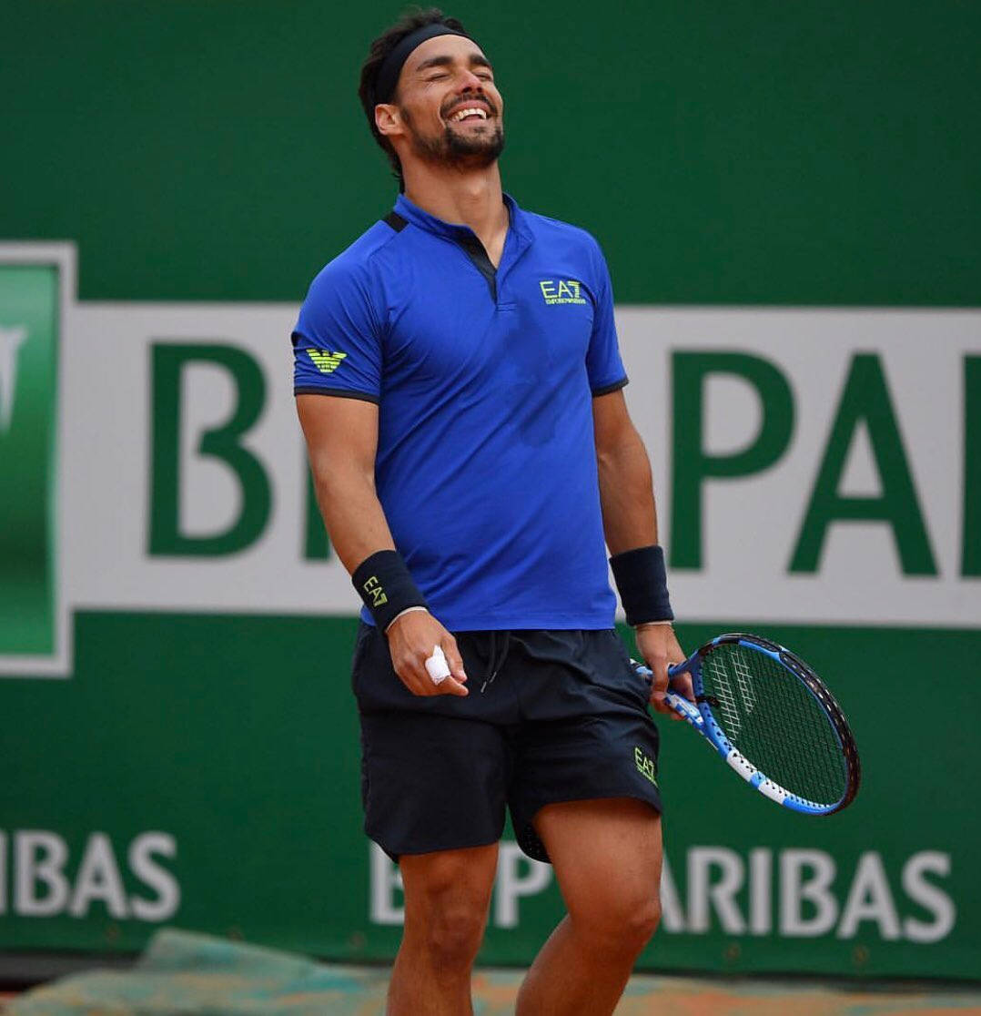 Fabio Fognini Laughing Wallpaper