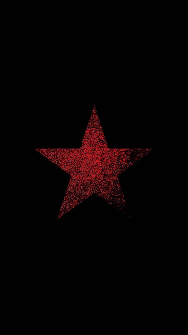 Fading Red Star Wallpaper