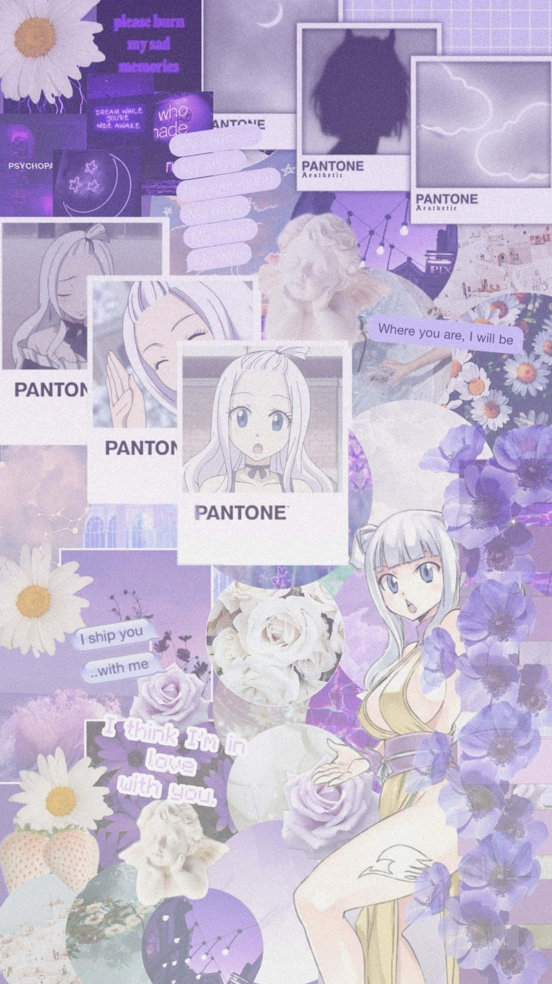 Fairy Tail Aesthetic Mirajane Strauss Wallpaper