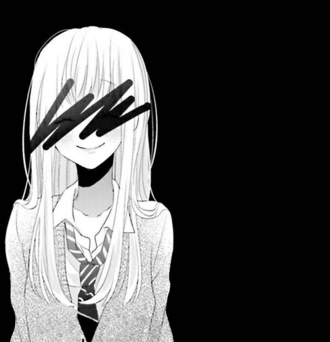 Fake Smile Manga Girl Hidden Eyes Wallpaper