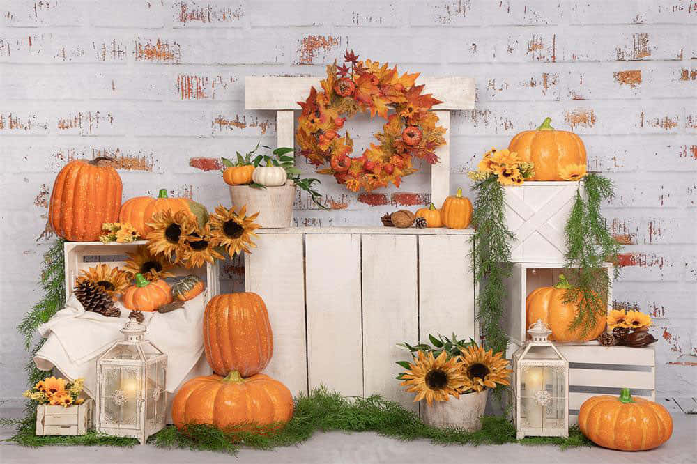 Fall Thanksgiving Fall Wreaths For Front Door Wallpaper