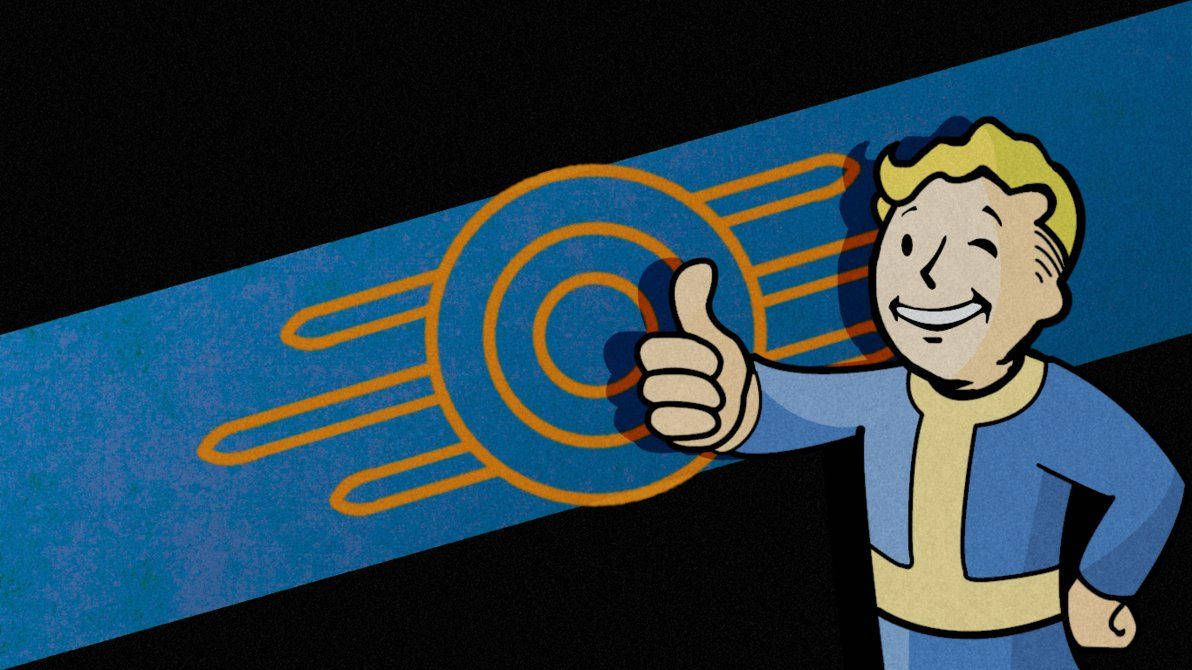 Fallout Vault Boy Logo Wallpaper
