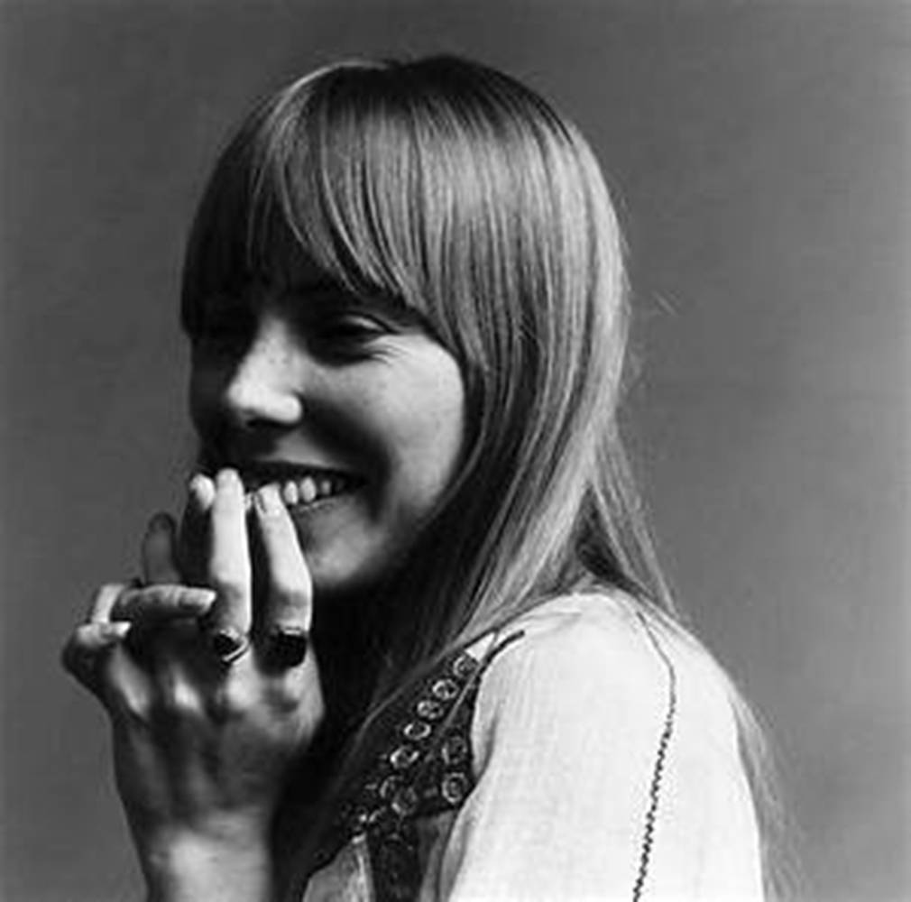 Famous Singer-songwriter Joni Mitchell Portrait Wallpaper