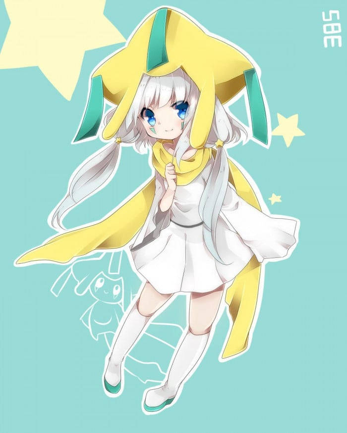 Fan Art Human Pokémon Jirachi Wallpaper