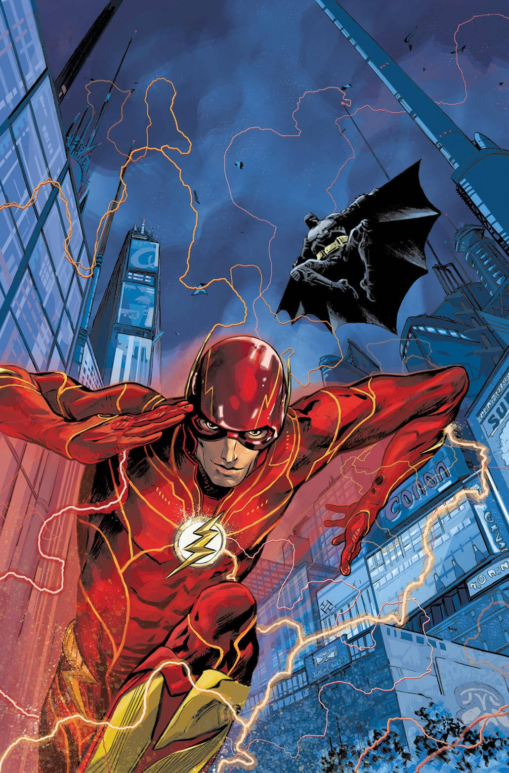 Fast Flash And Batman Comics Wallpaper