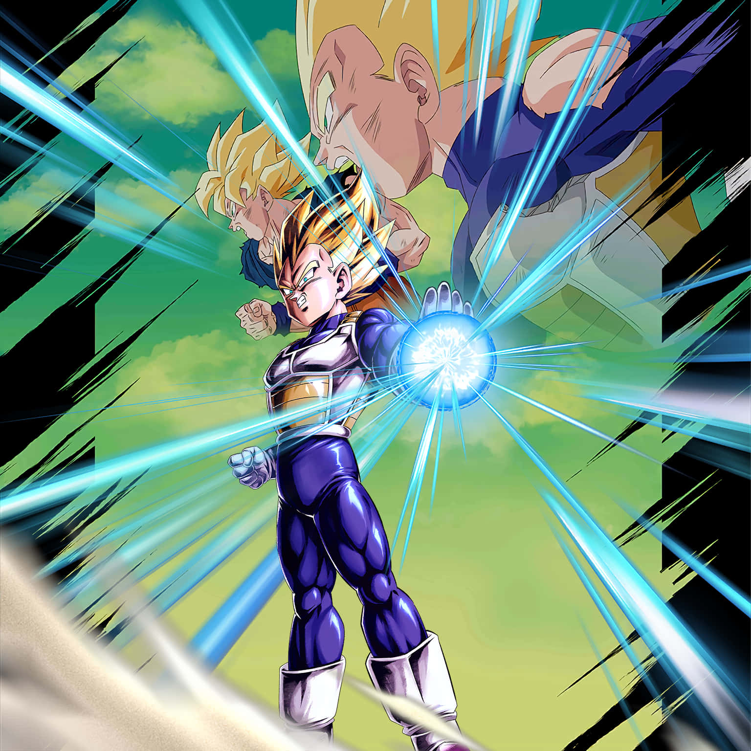 Feel The Power With Cool Vegeta Wallpaper