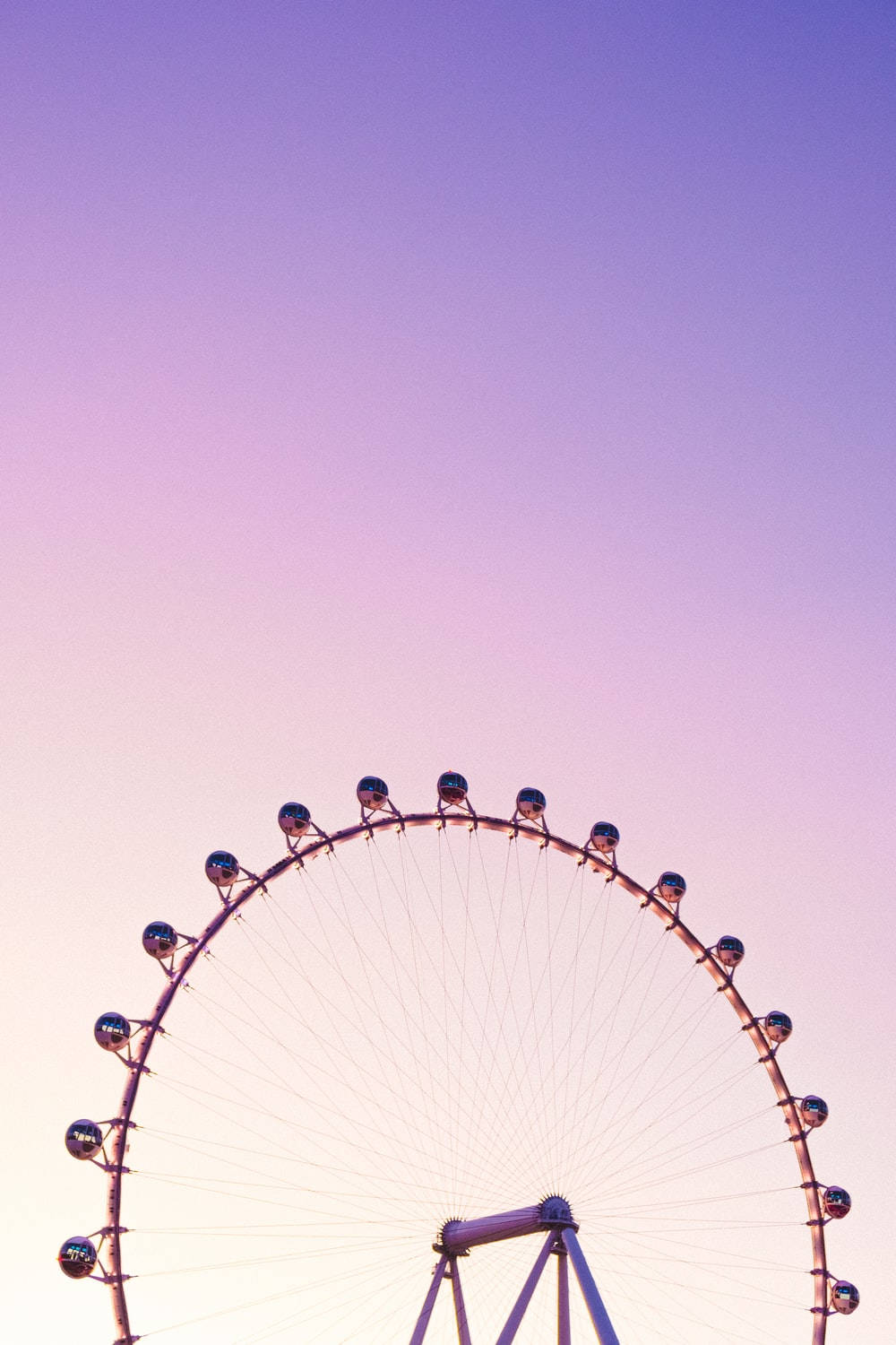 Ferris Wheel Pastel Purple Tumblr Wallpaper