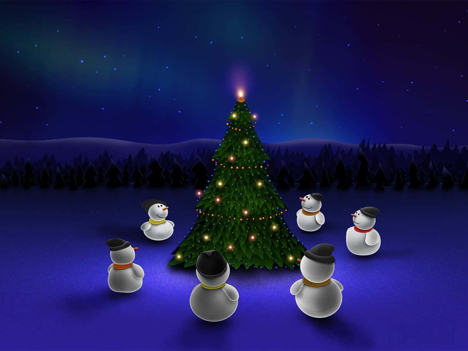 Festive Christmas Aesthetic For Your Computer Wallpaper
