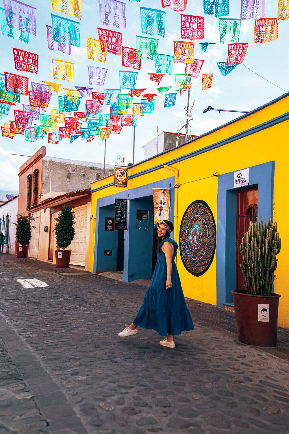 Festive Streets Oaxaca Wallpaper