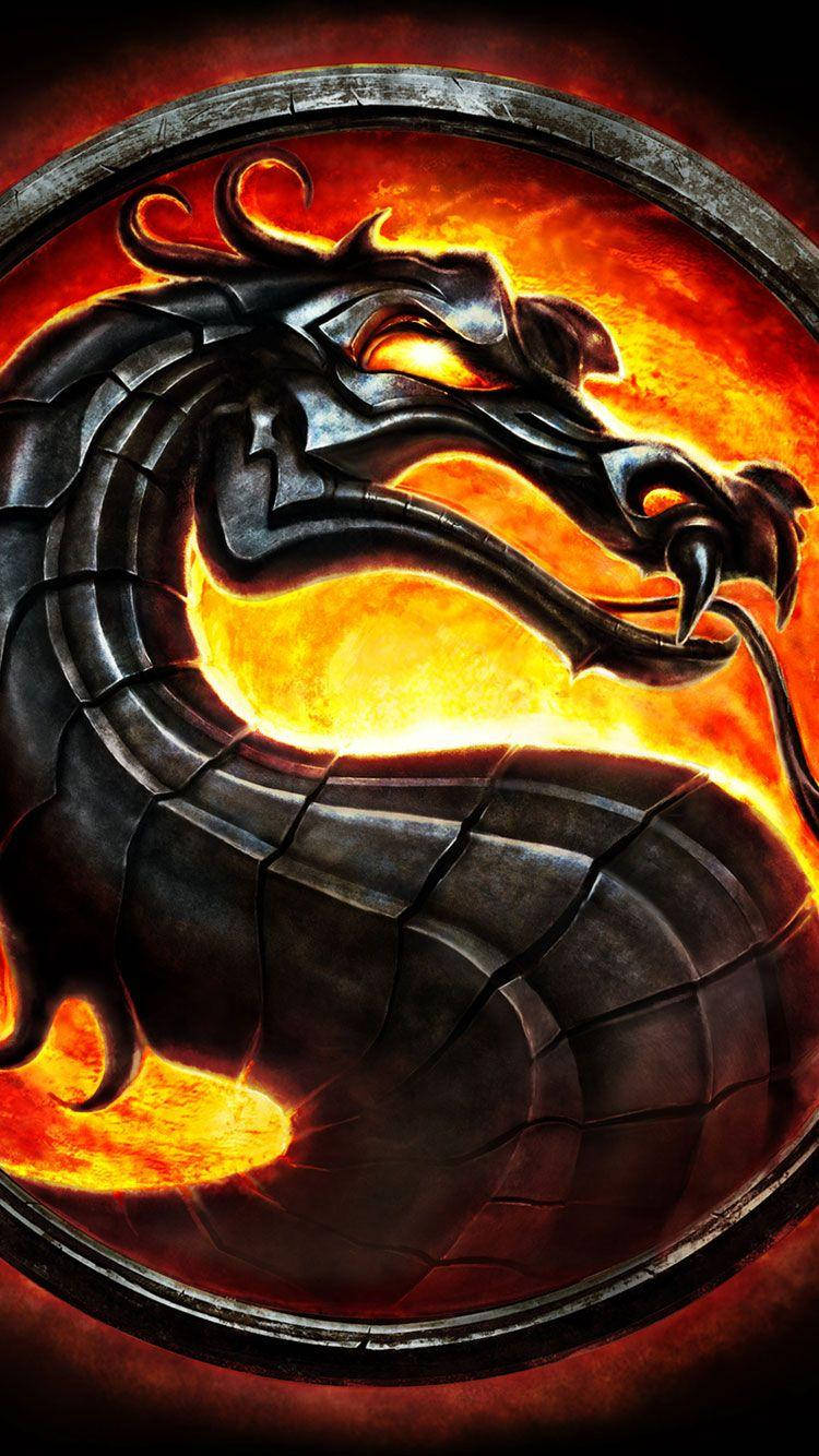 Fiery Dragon For Iphone Screens Wallpaper