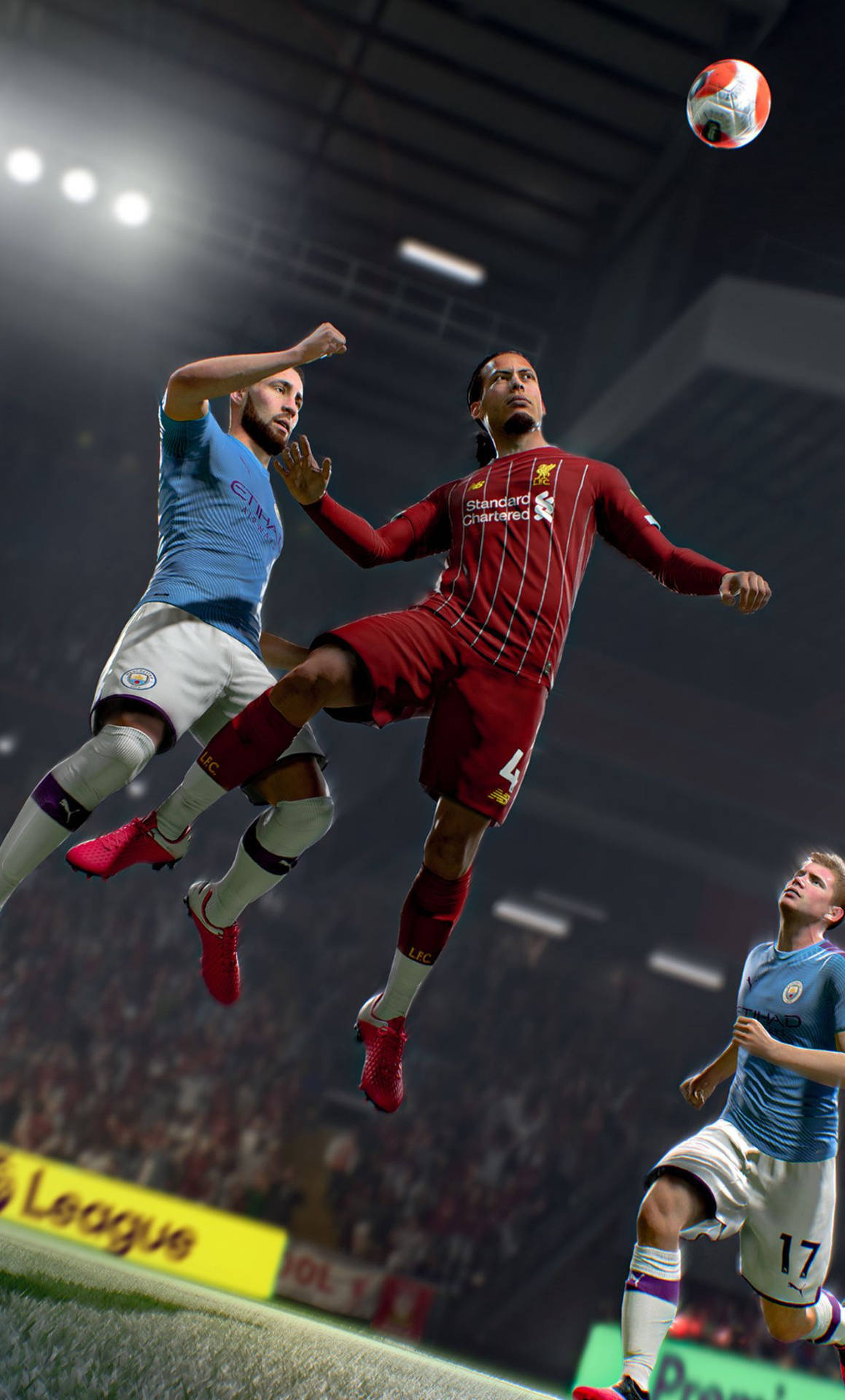 Download free Fifa 21 Intense Kickoff Between Two Football Teams Wallpaper  - MrWallpaper.com