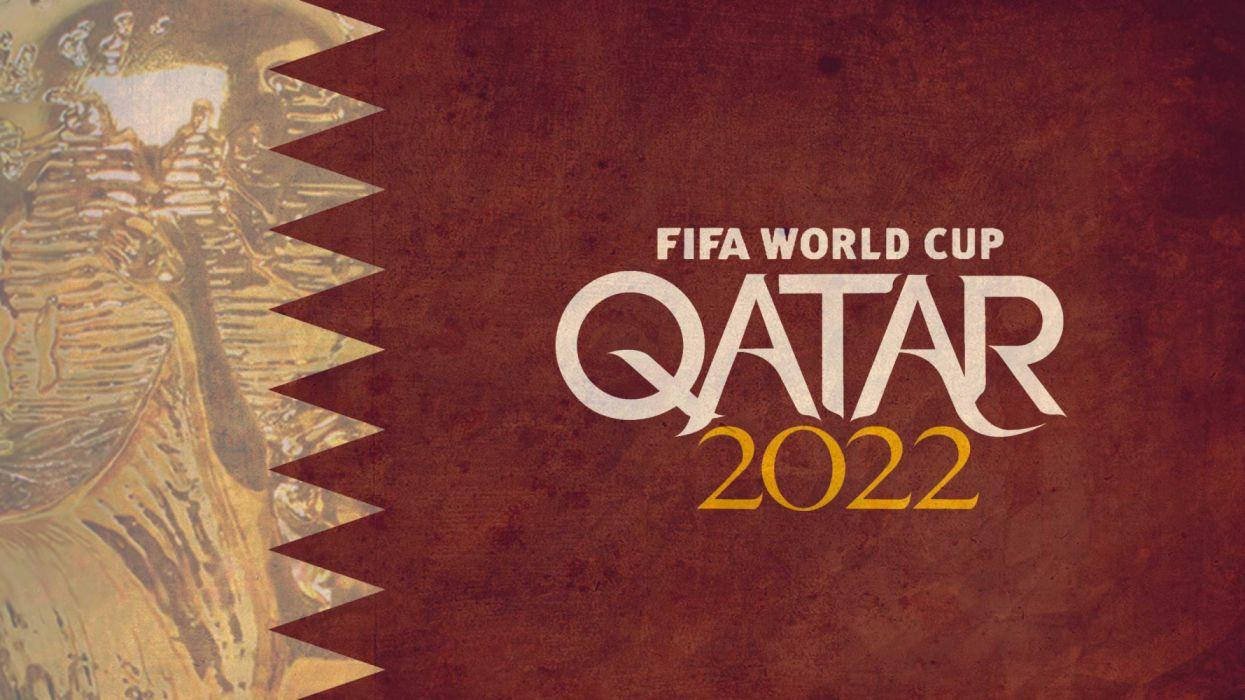 Fifa World Cup 2022 Qatar Flag Wallpaper
