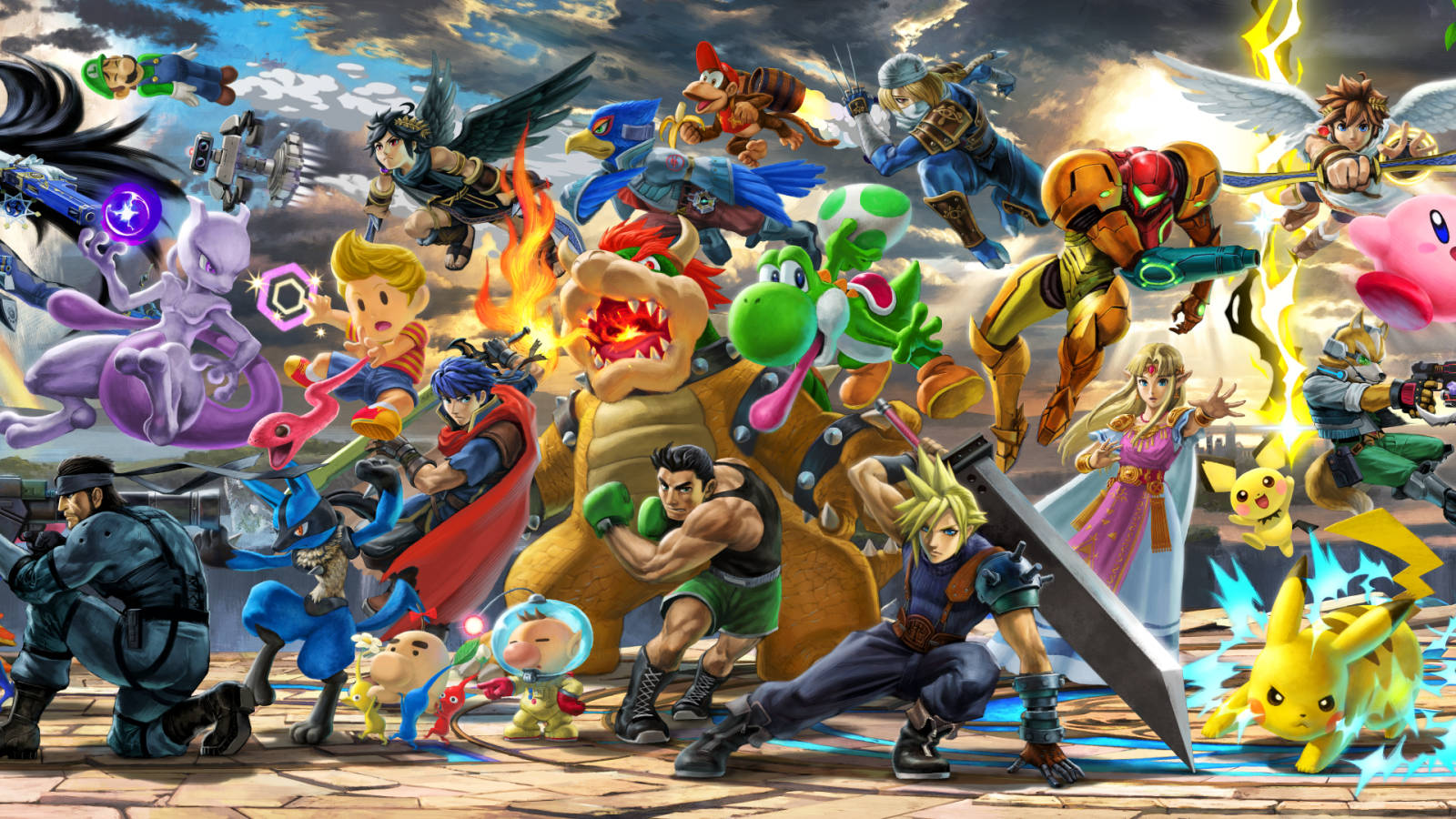 Fighting Group Of Smash Ultimate Wallpaper