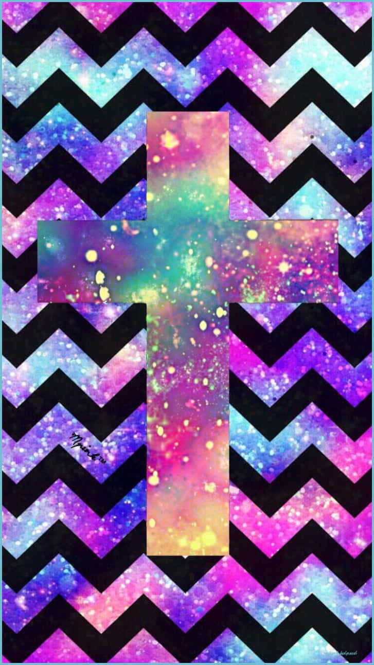 Find Spiritual Comfort With This Cute Cross Wallpaper