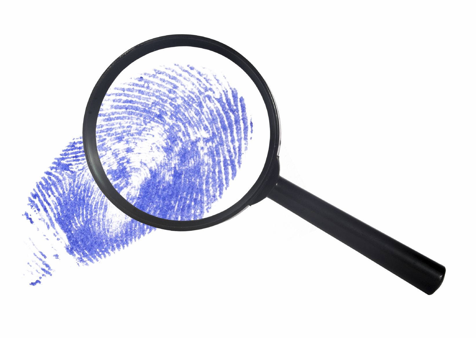 Fingerprint Magnifying Glass Detective Wallpaper