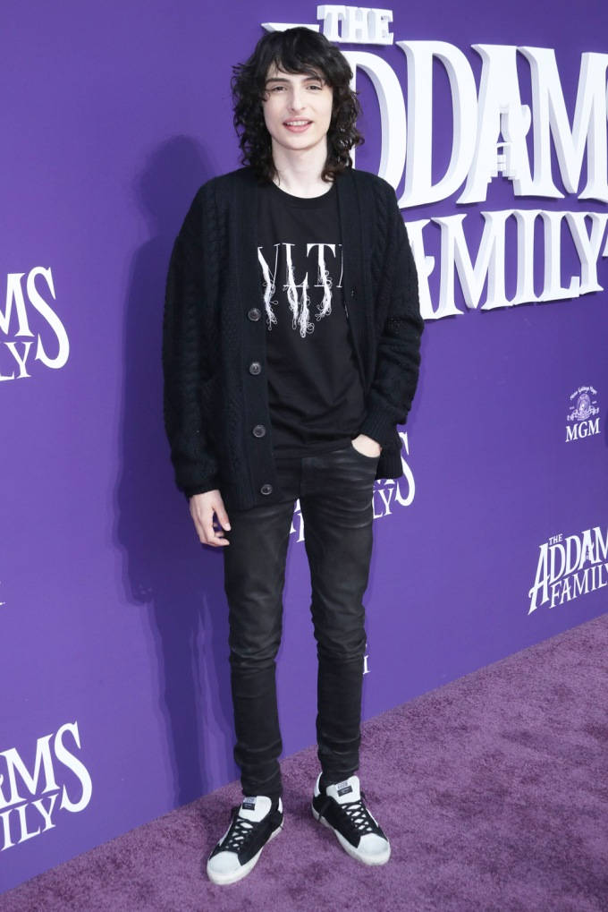 Finn Wolfhard At The Addams Family Red Carpet Event. Wallpaper