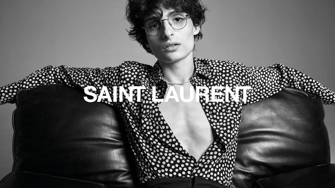 Finn Wolfhard Saint Laurent Model Wallpaper