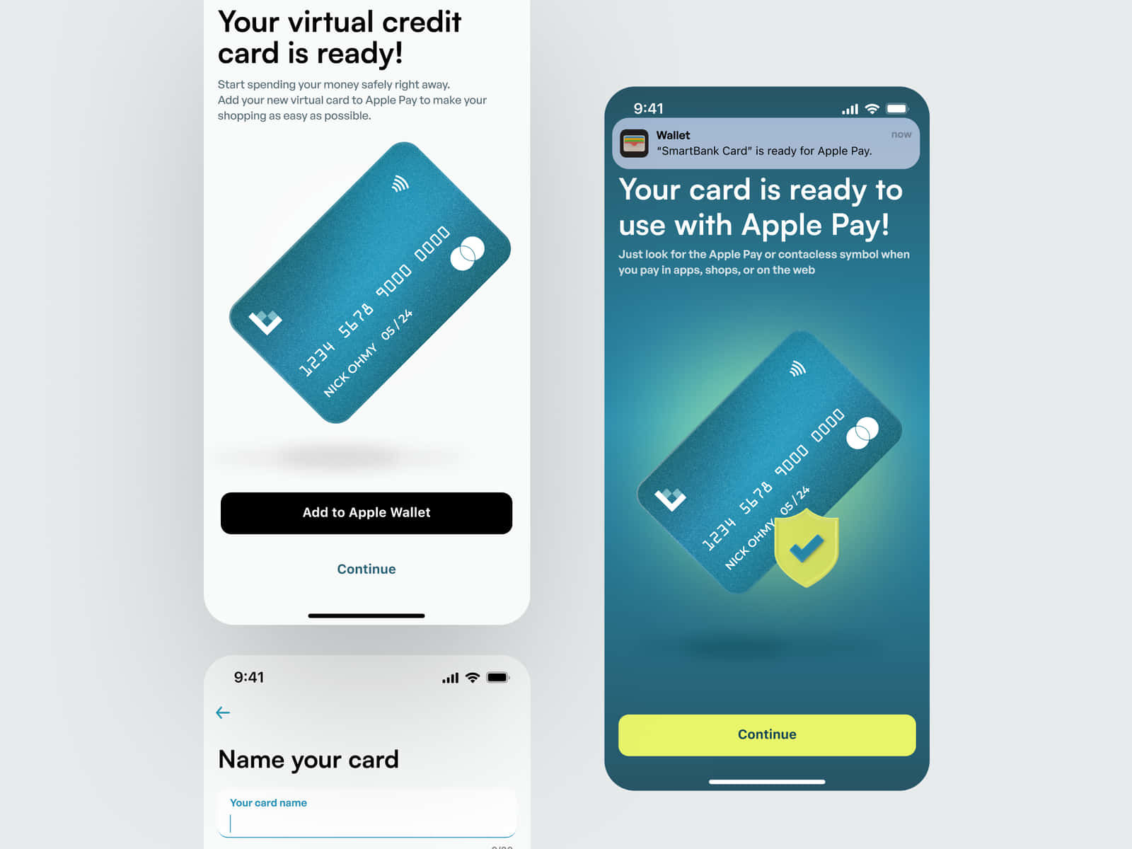 Fintech App Add Card Apple Pay Wallpaper