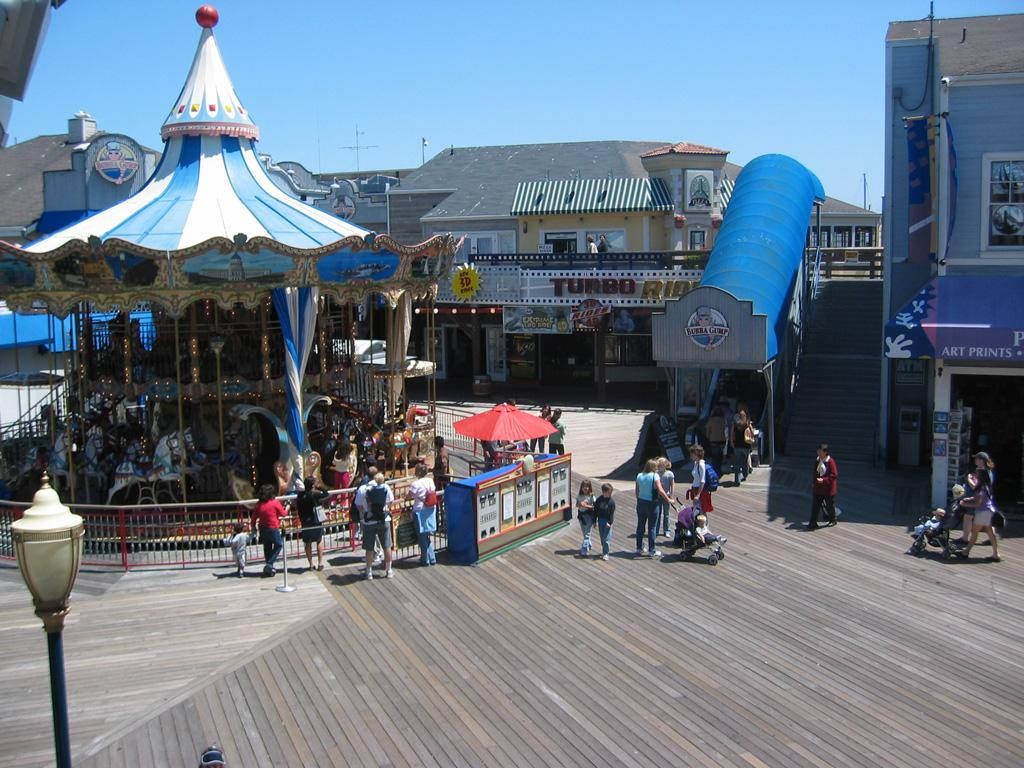 Fishermans Wharf Carousel Wallpaper