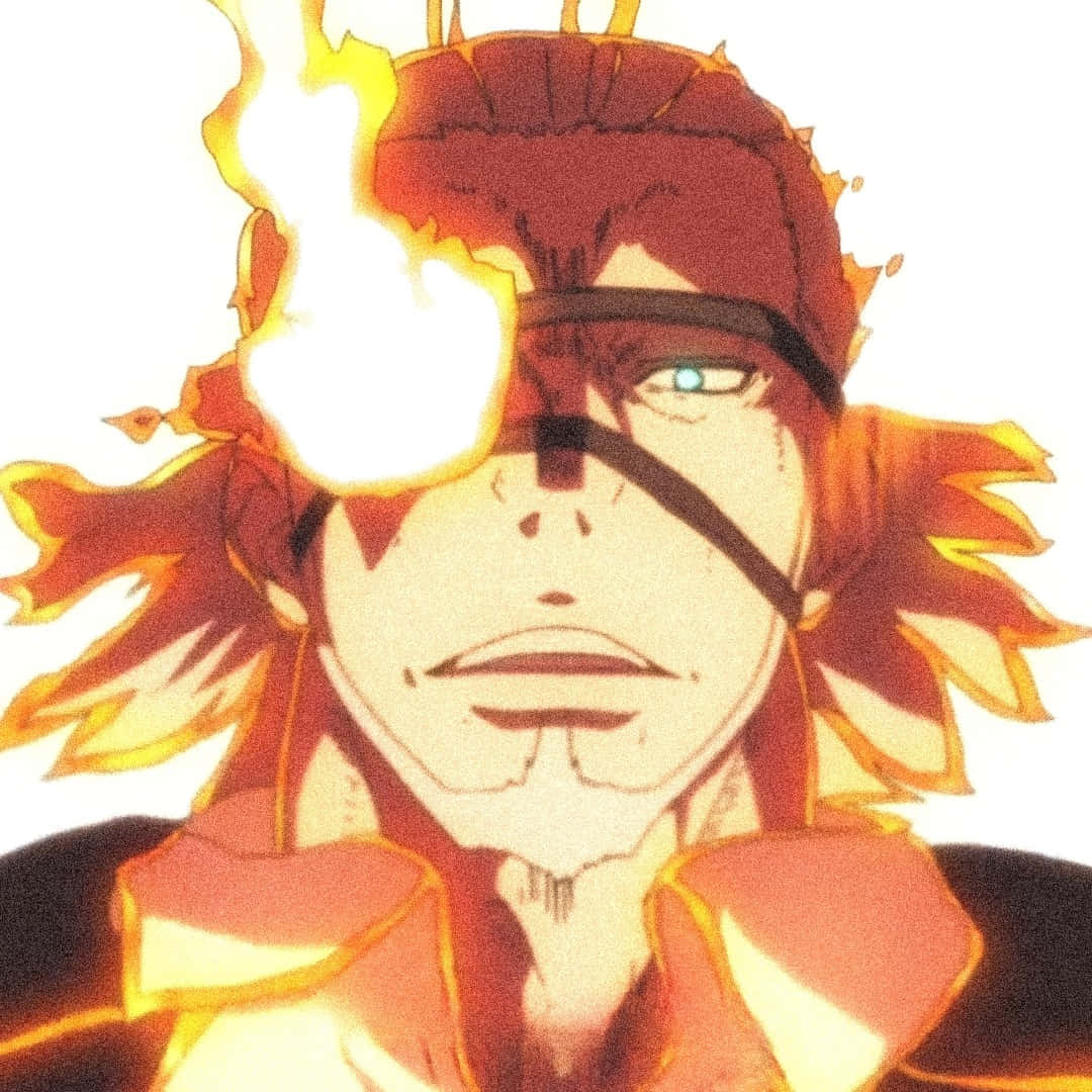 Flaming Eye Anime Character Wallpaper