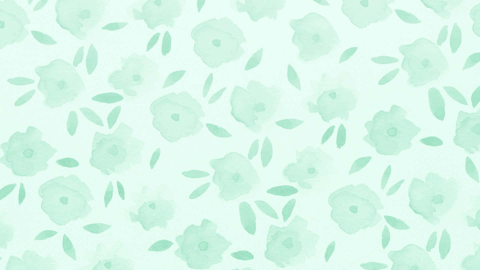 Download free Flower Cute Mint Green Aesthetic Wallpaper - MrWallpaper.com