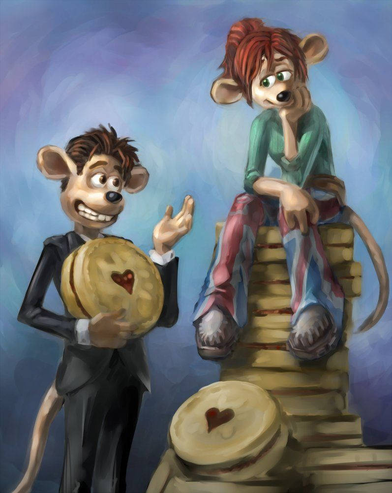 Flushed Away Roddy And Rita Artwork Wallpaper