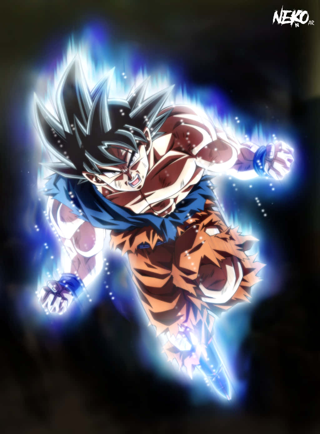 Flying Dragon Ball Goku Ultra Instinct Wallpaper