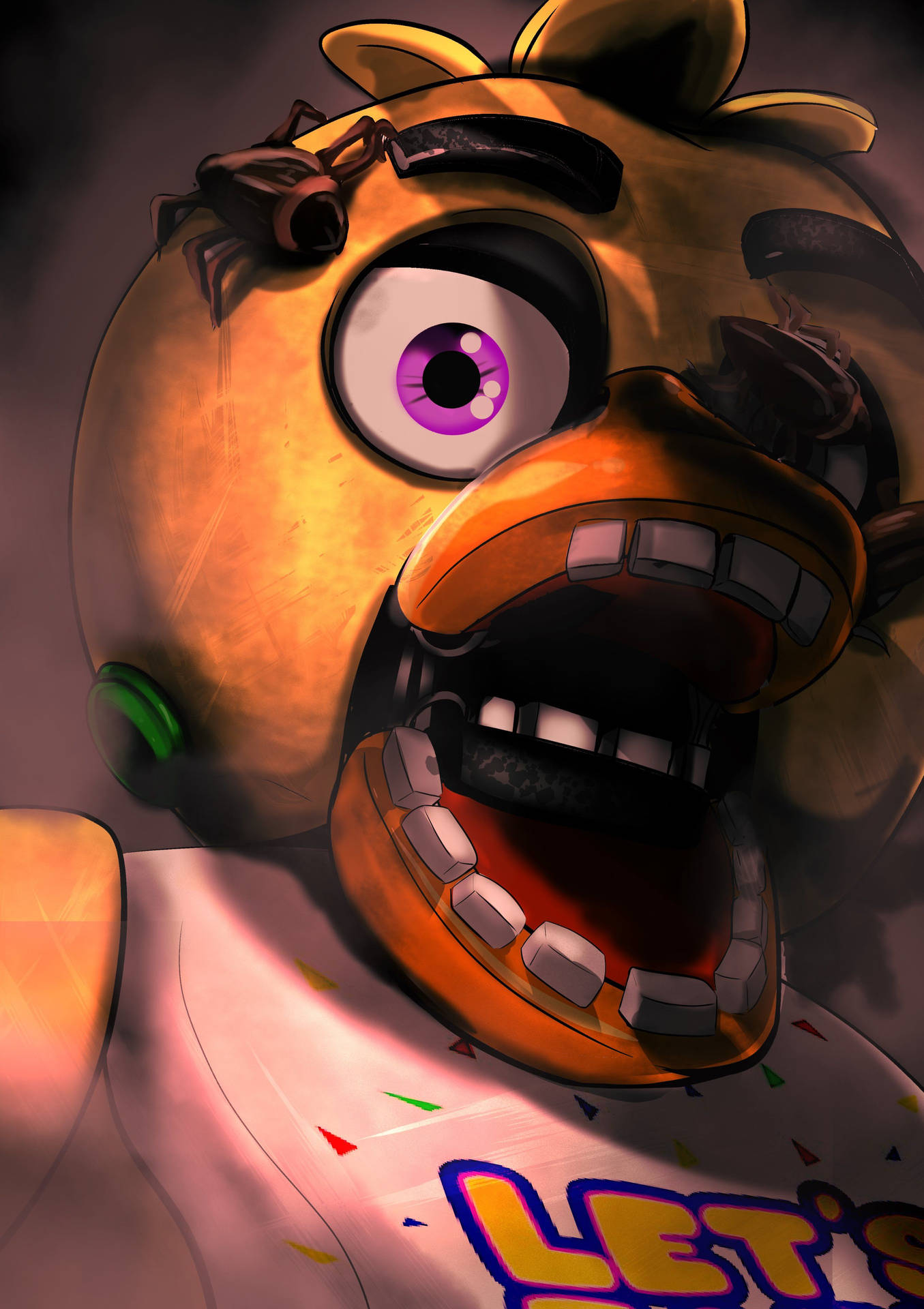 Download free Fnaf Chica Digital Art Wallpaper - MrWallpaper.com