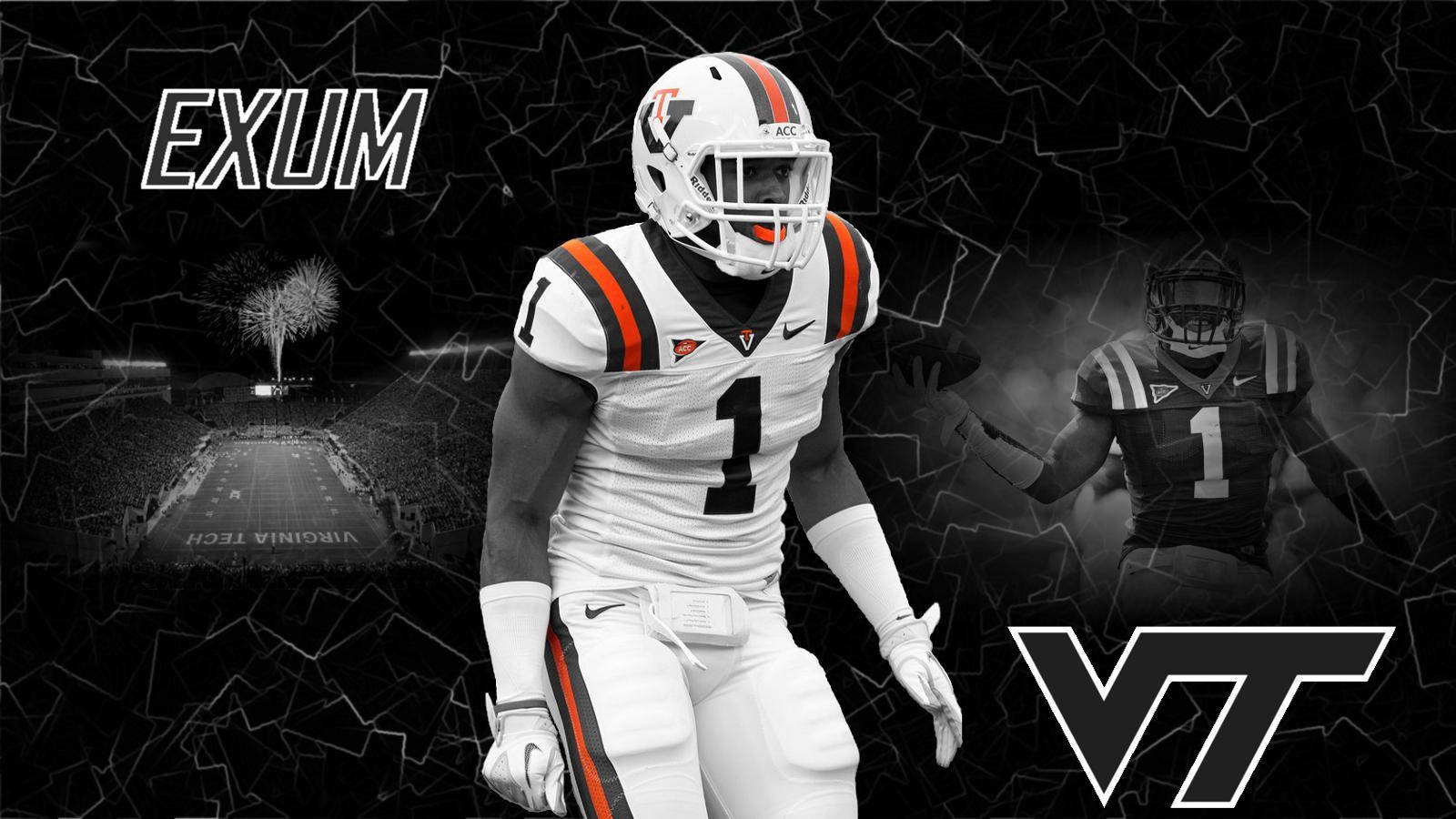 Football Player Virginia Tech Wallpaper