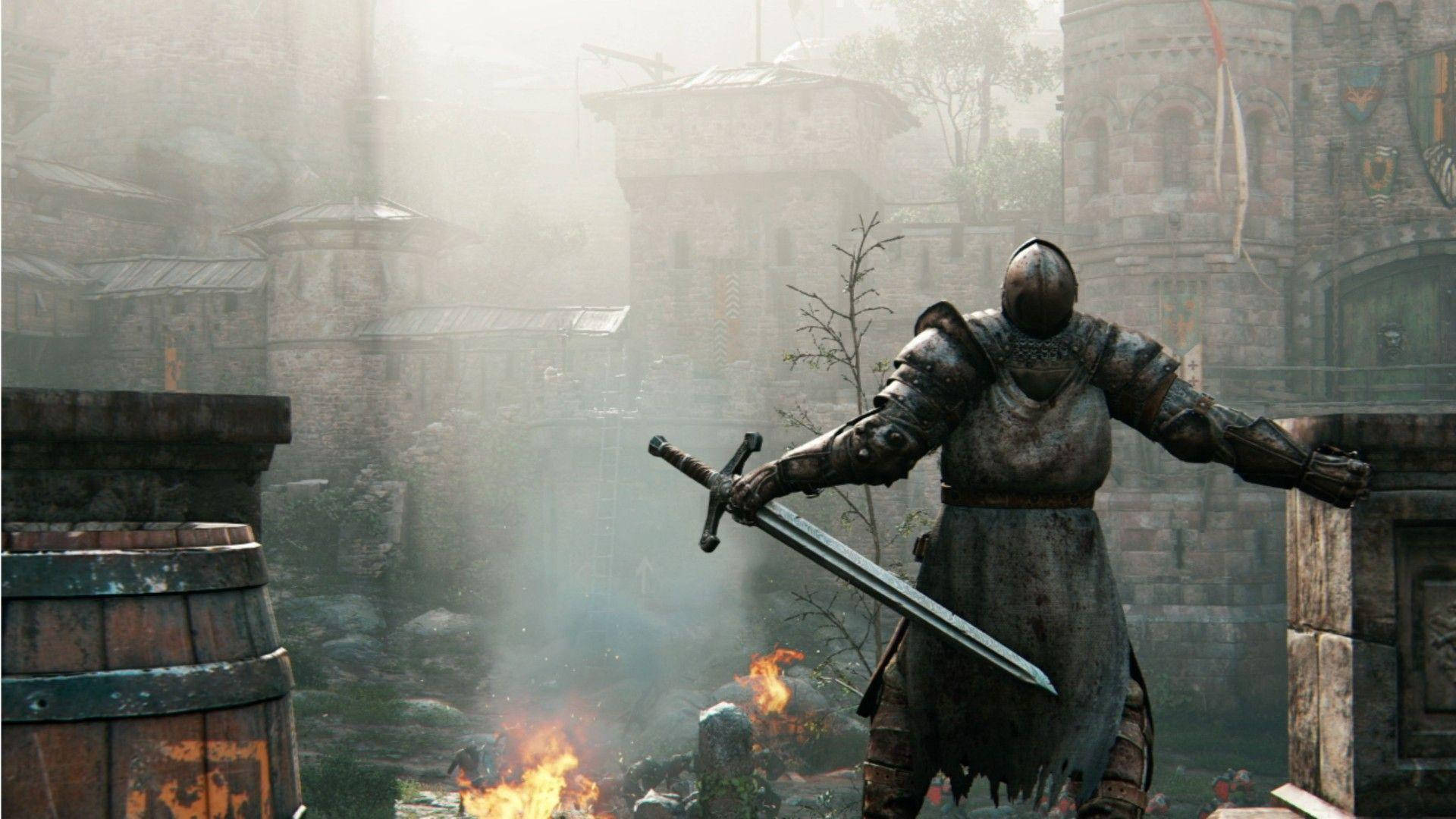 Download free For Honor Game Knight Spreading Arms Wallpaper -  MrWallpaper.com