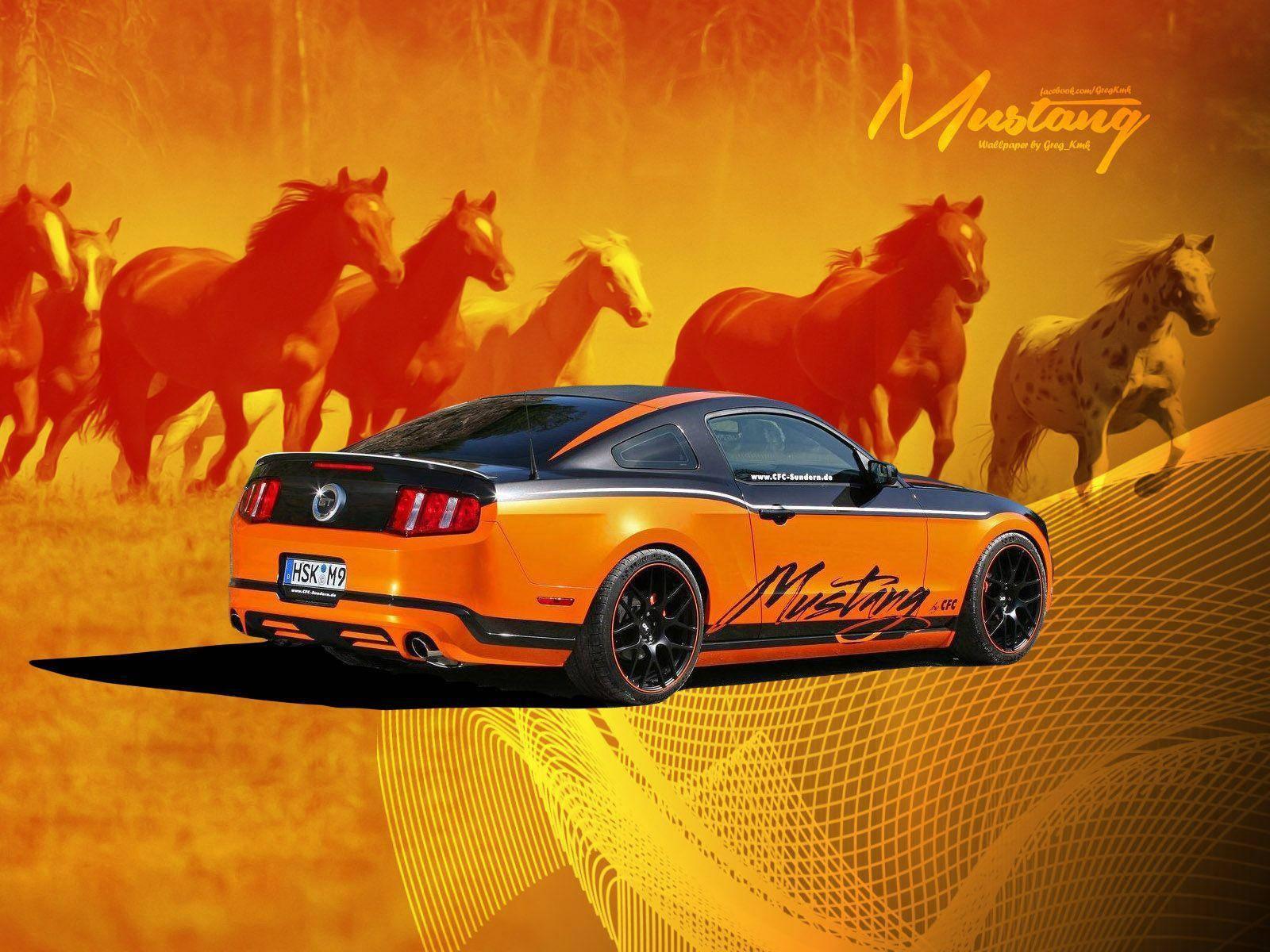 Ford Mustang Horses Wallpaper