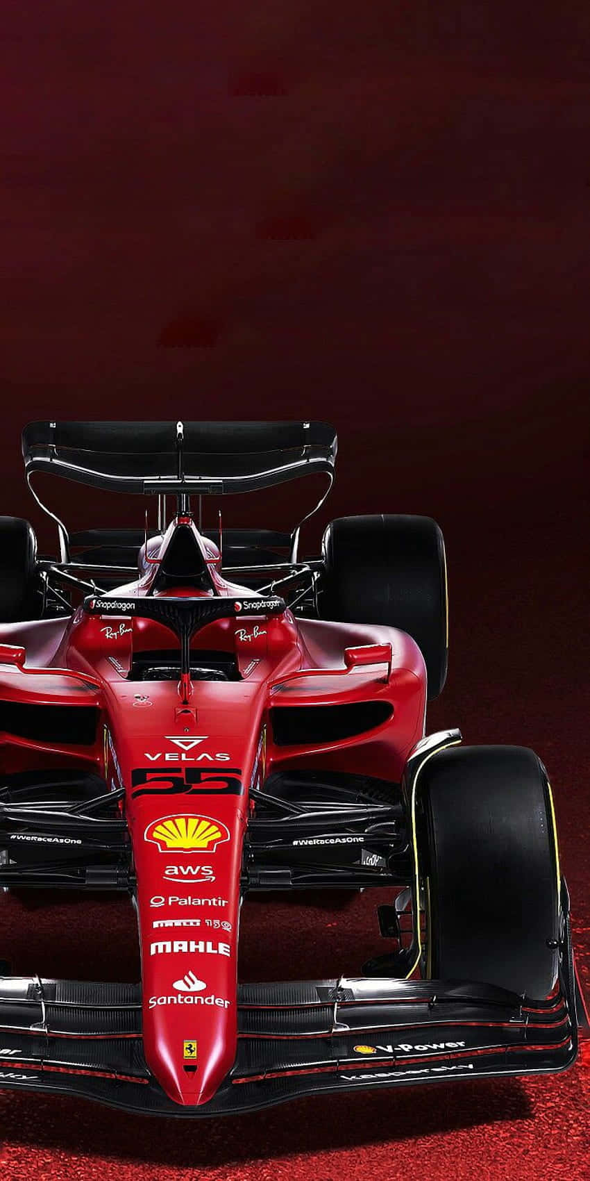 Formula 1 Racing Car - Ferrari On The Track Wallpaper