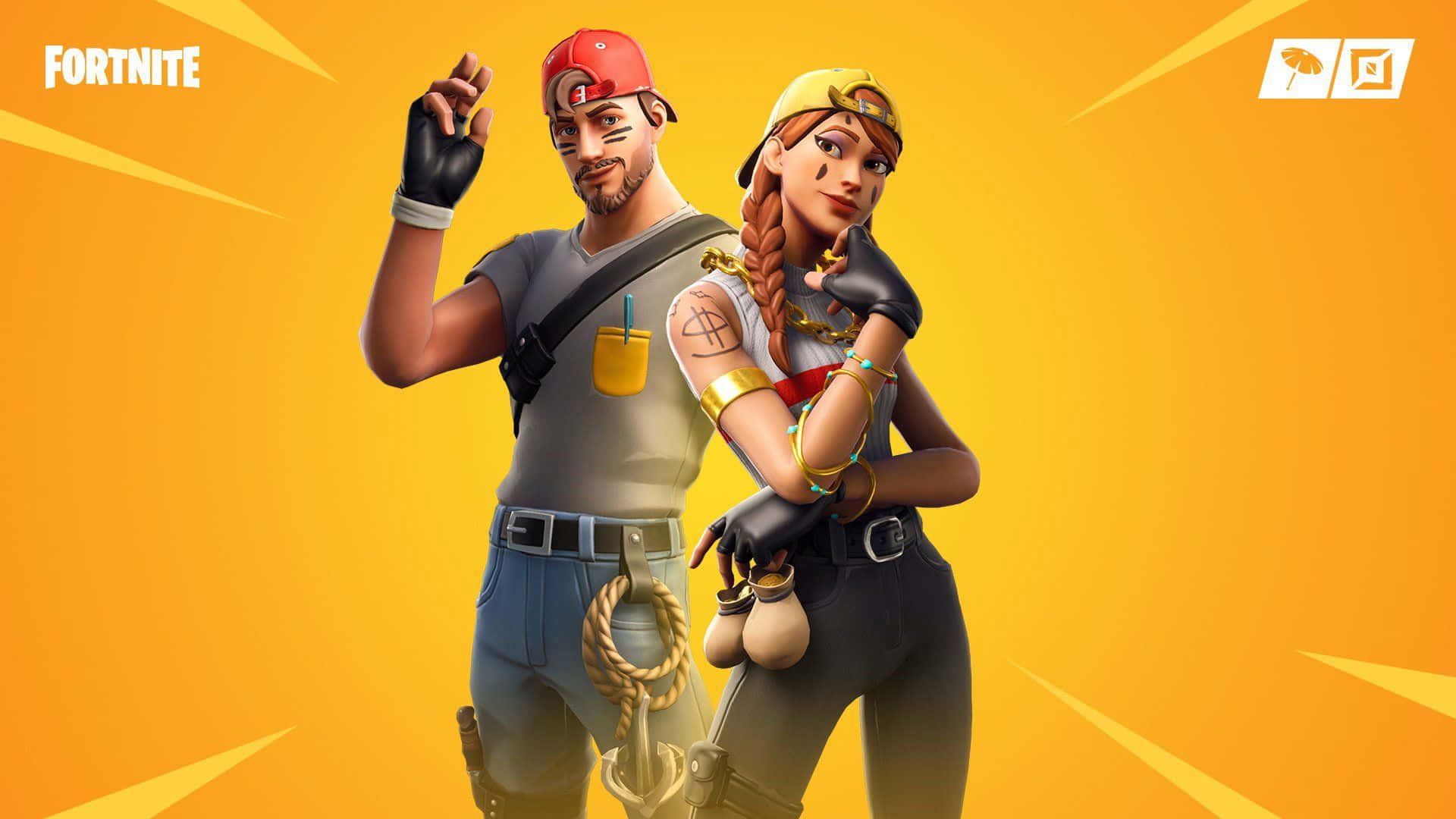 Download free Fortnite Aura And Guild Skin Wallpaper - MrWallpaper.com