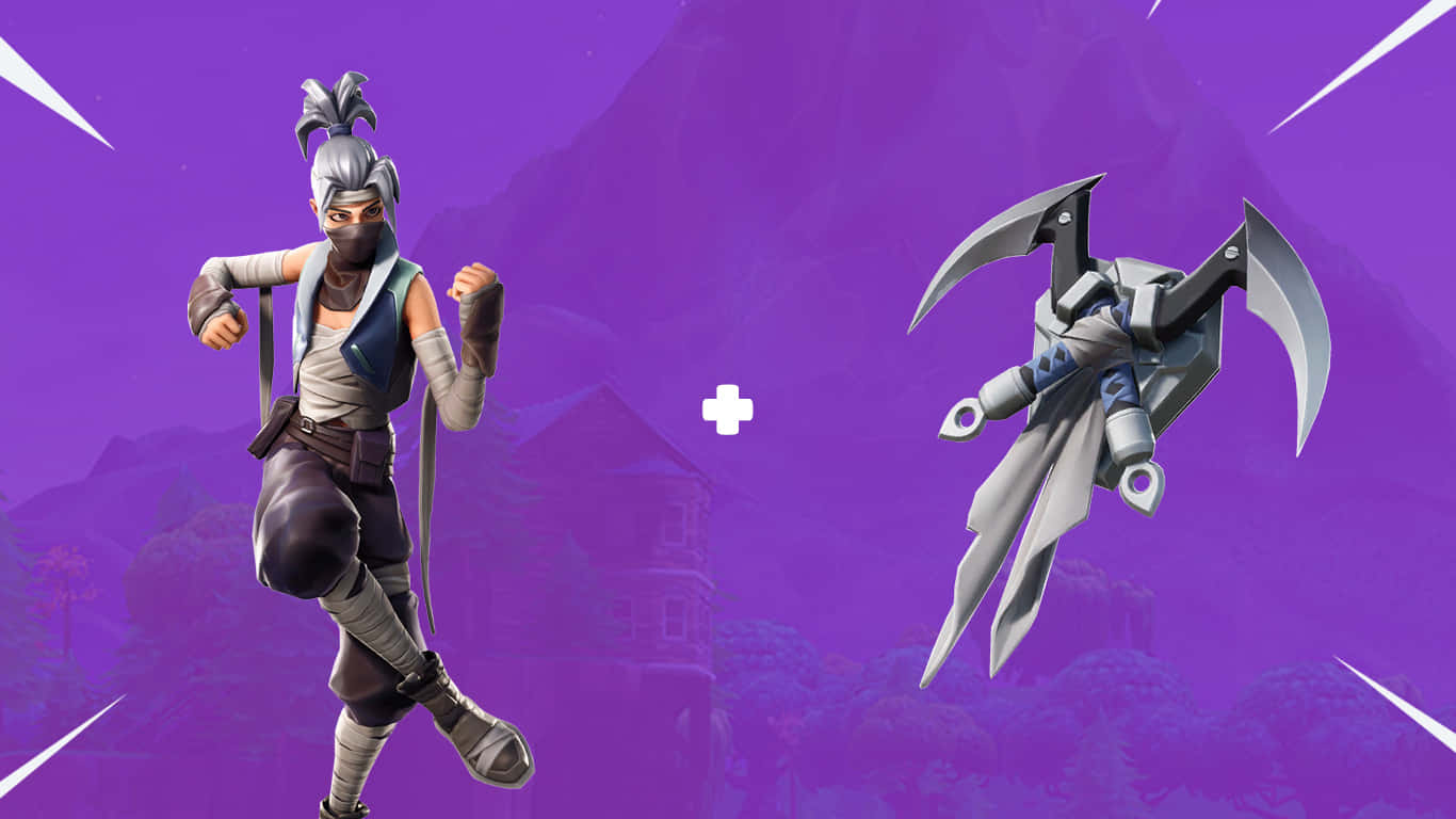 Fortnite Kuno In Purple Wallpaper